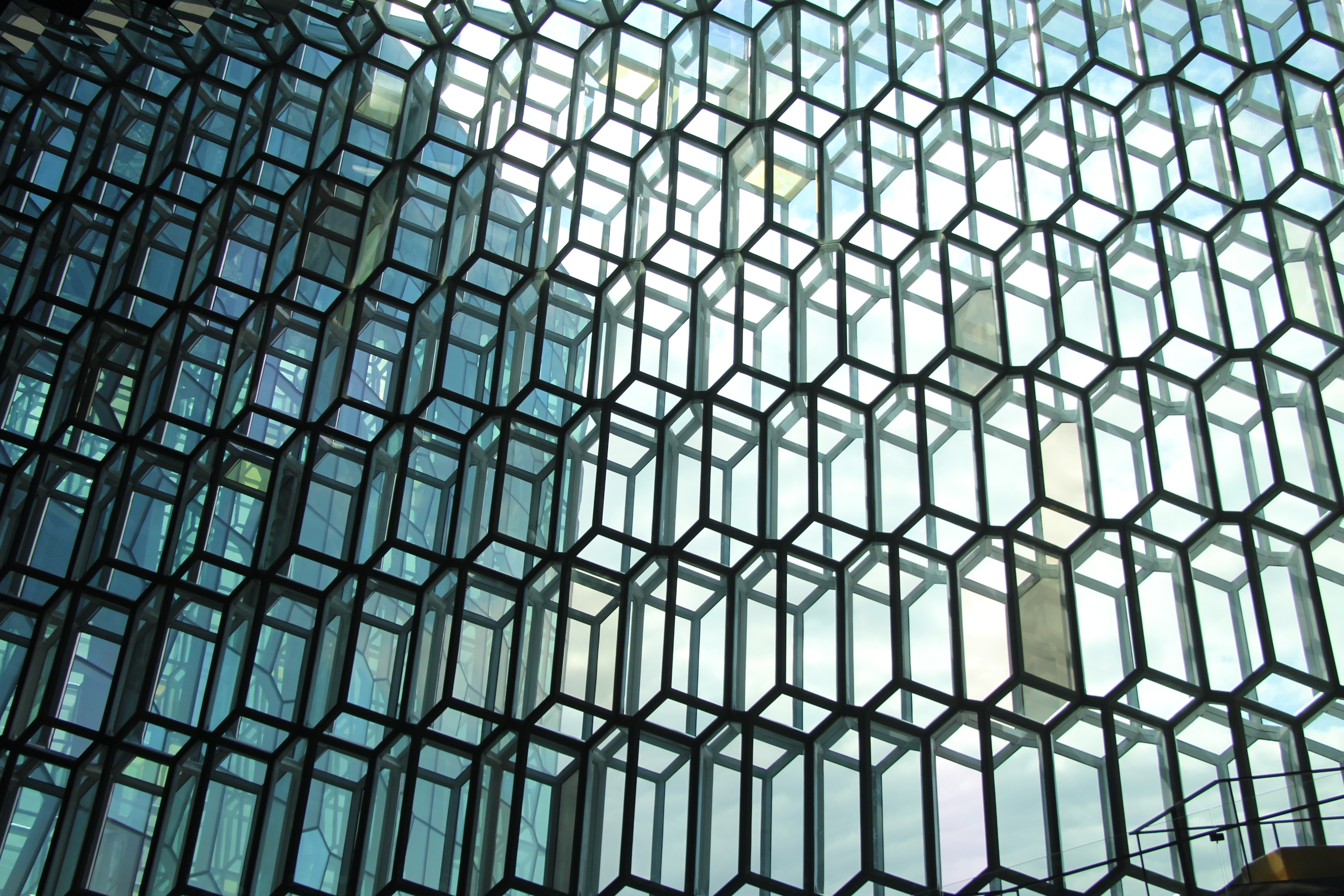 Glass and Steel Grid Architecture